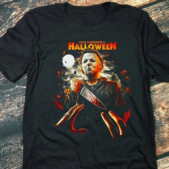 Gildan "Michael Myers Halloween" Unisex T-Shirt / Black M-2XL - Picture 1 of 2